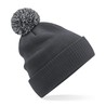 Winter hat - mod. B450:Graphite Grey, 100% acrylic, Light Grey, One Size